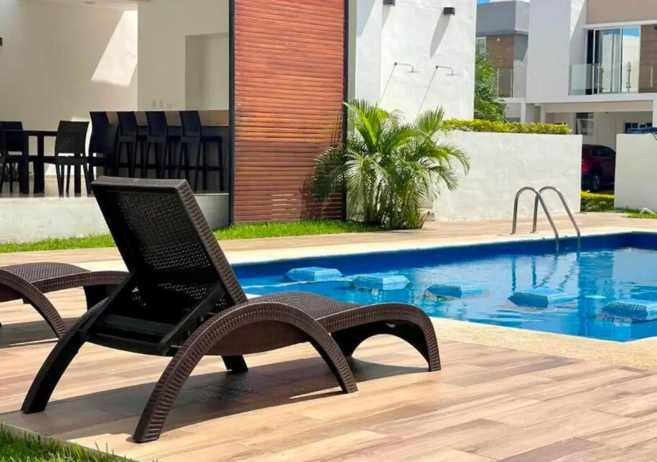 Casa Familiar En Condominio Privado Cerca De Playa Cancun 0*,